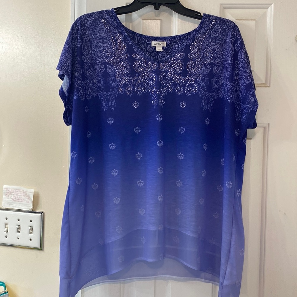 Westport Embellished Top 1X